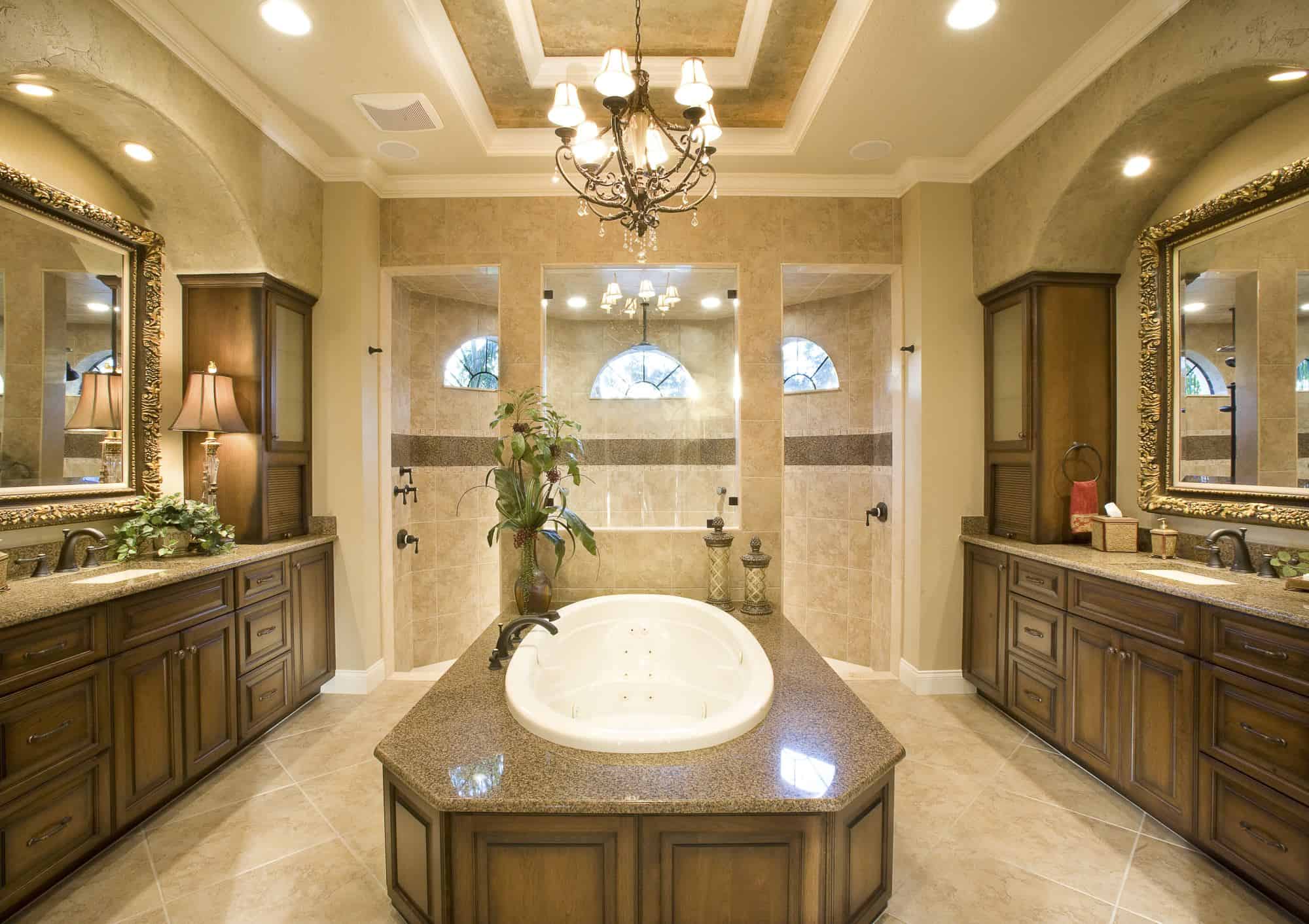 Custom designed bathrooms from Olivera Construction Lakeland FL Premier ...